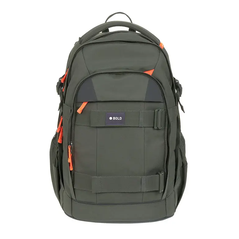 LÄSSIG School Backpack Origin Bold dark olive
