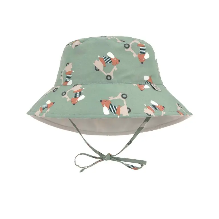 LÄSSIG Klobúčik Bucket Hat scooter/dog green 1-3 roky., veľk.: 48-51