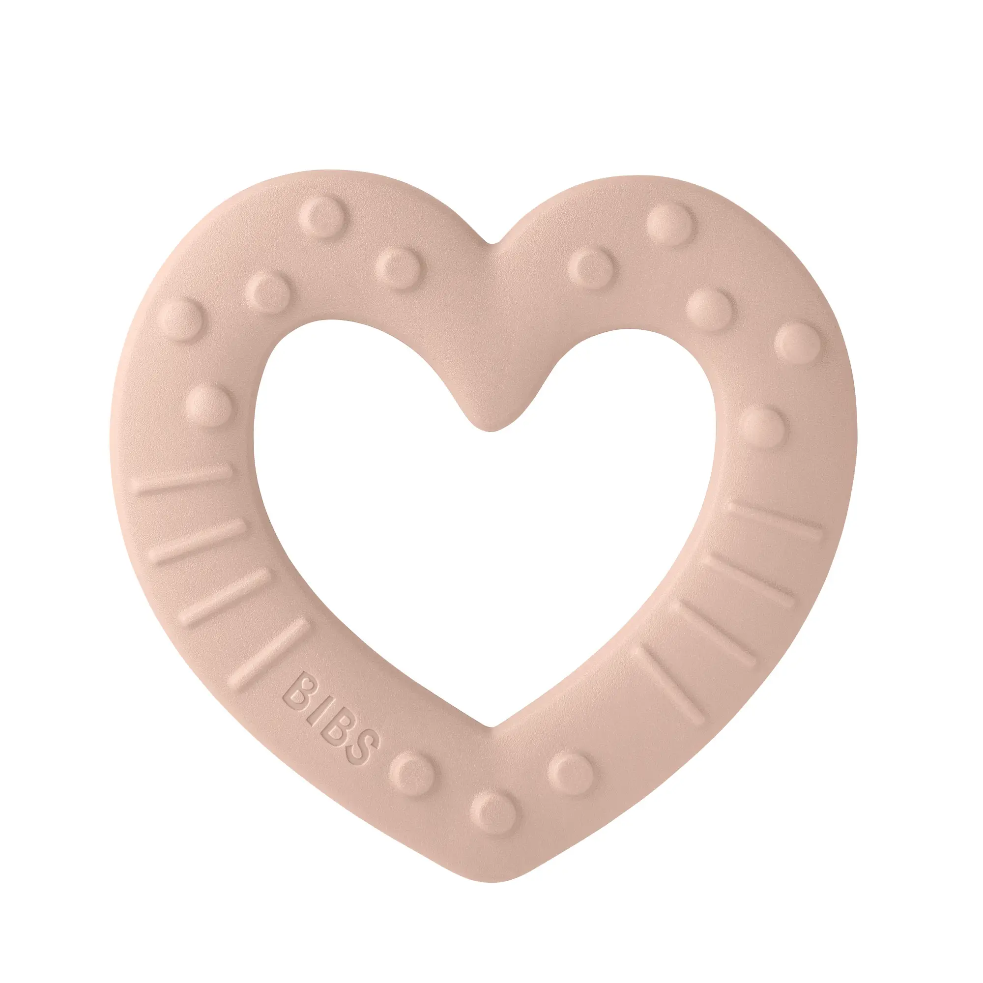 BIBS Baby Bitie hryzátko heart-blush