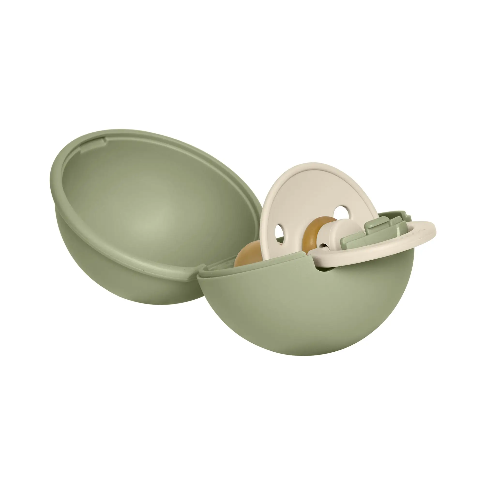 BIBS krabička Mini a Colour cumlík - veľkosť 2 ivory-sage
