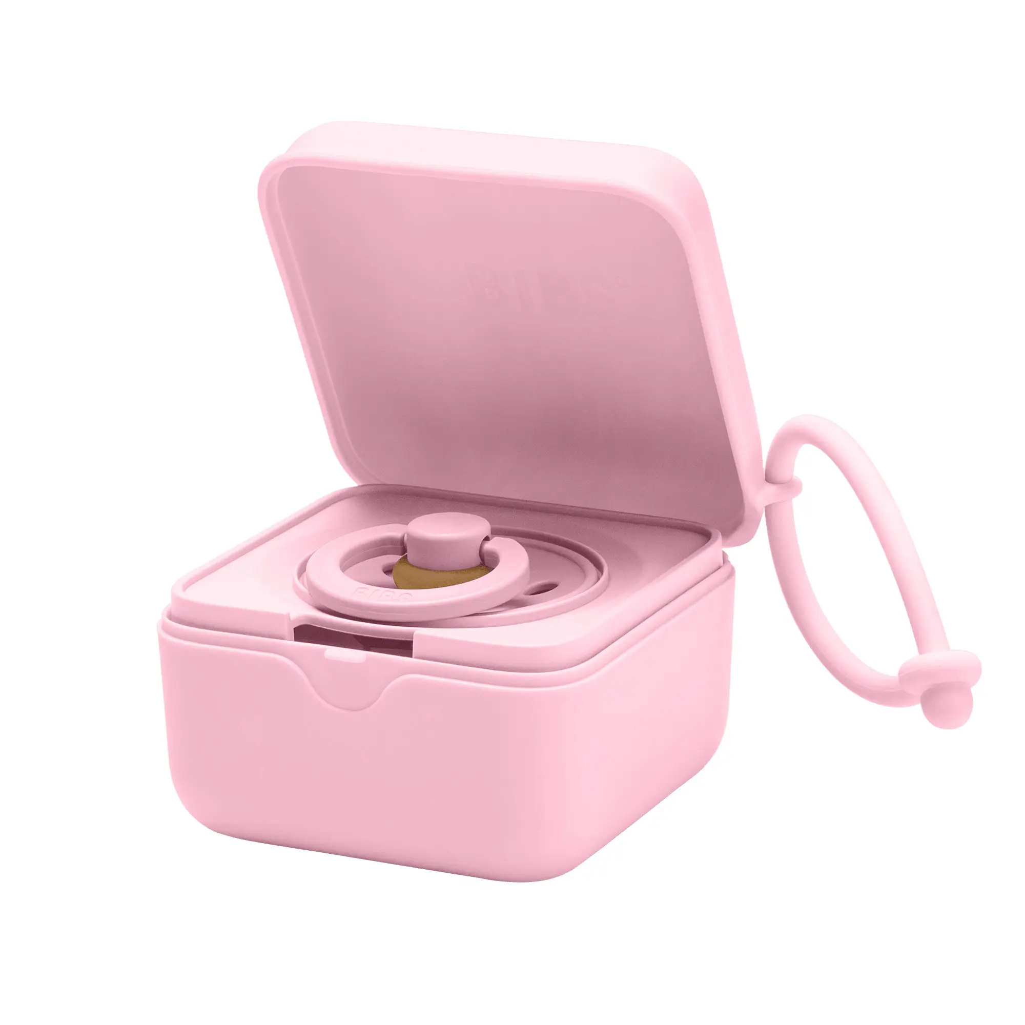 BIBS krabička na cumlíky baby-pink