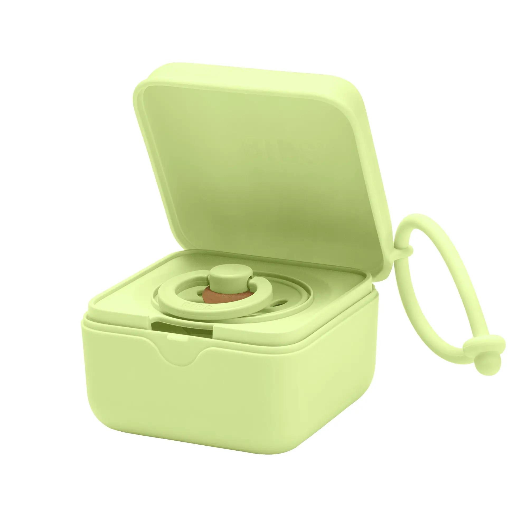 BIBS krabička na cumlíky matcha