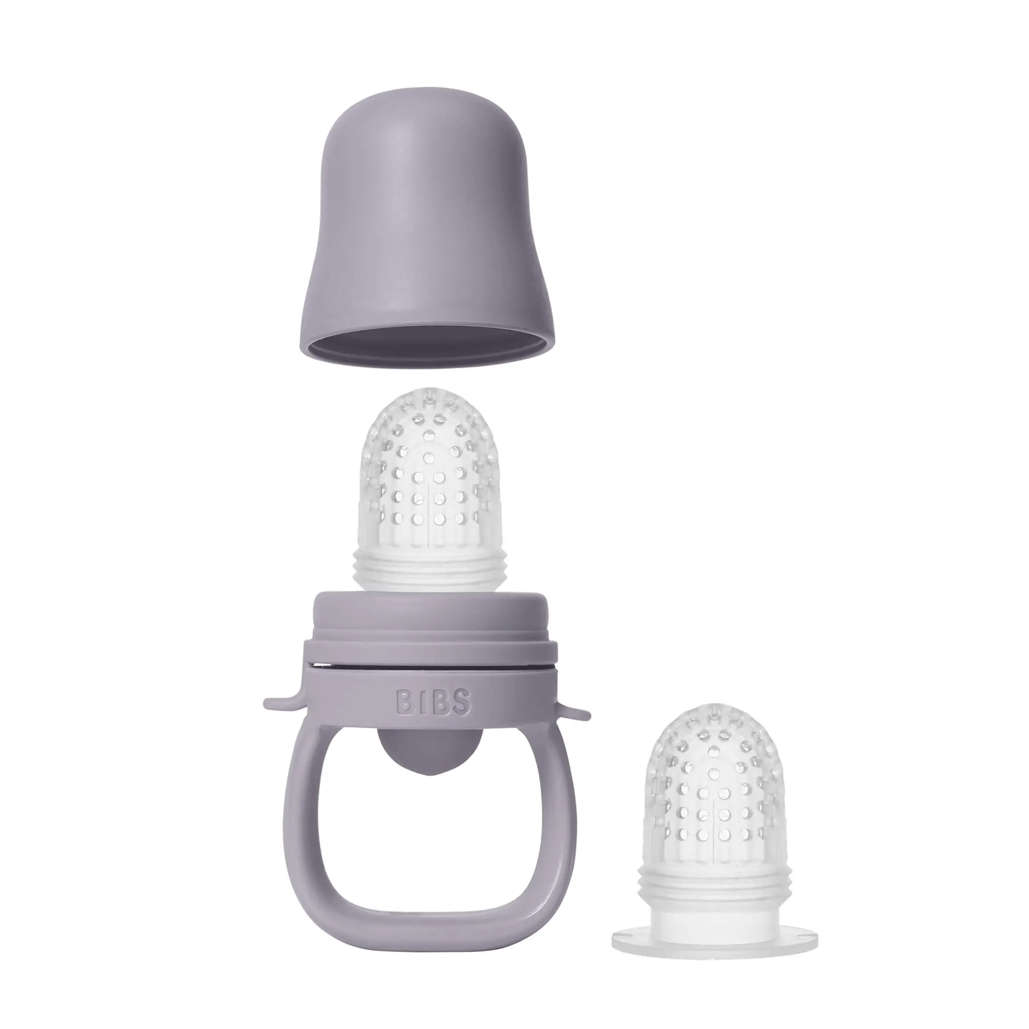 BIBS silikónový cumlík na kŕmenie fossil-grey