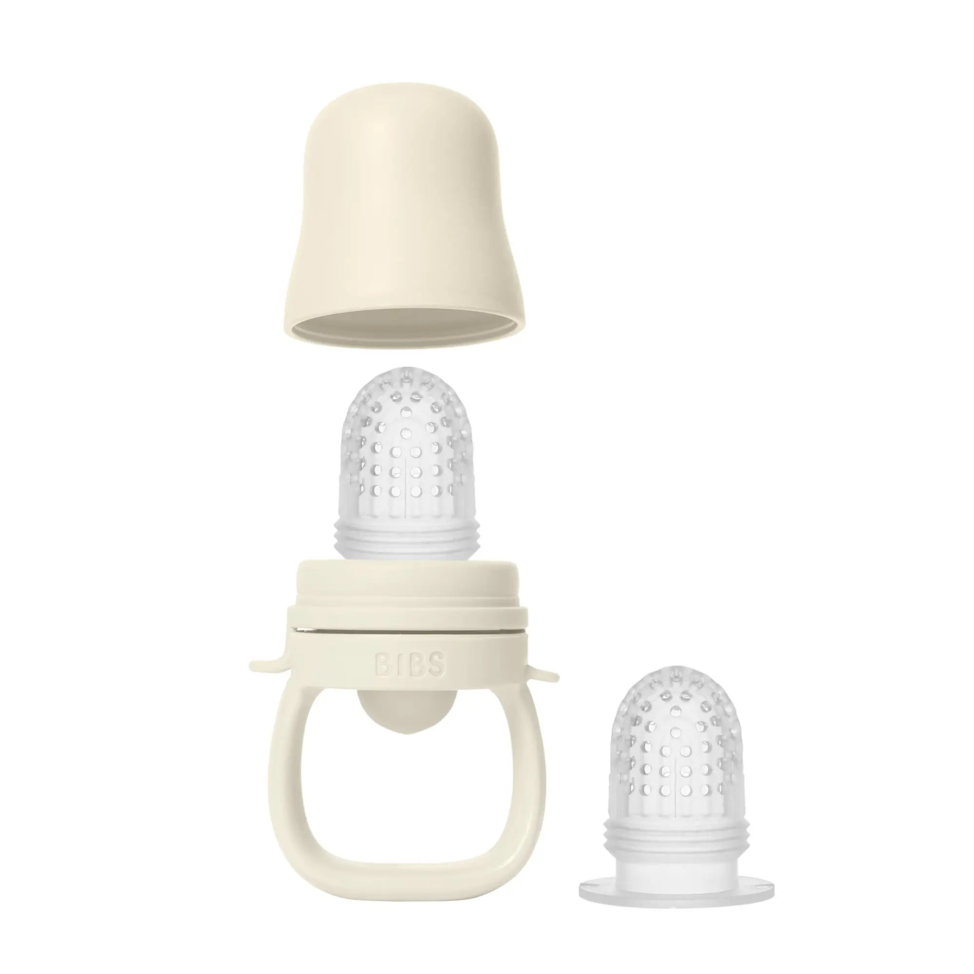 BIBS silikónový cumlík na kŕmenie ivory