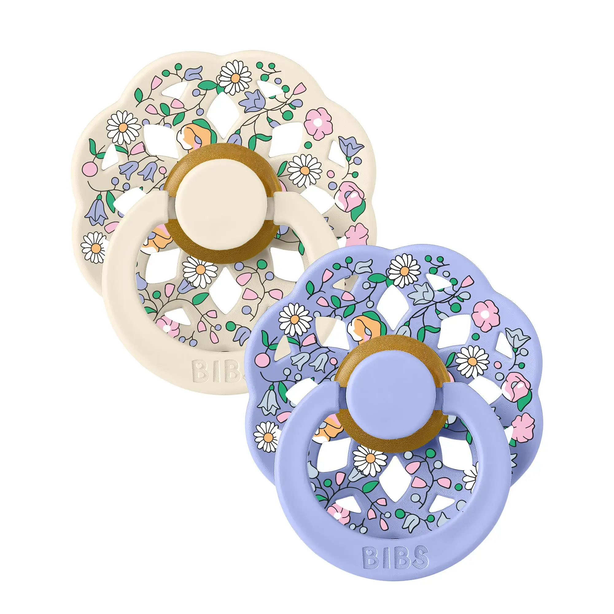 BIBS x Liberty Boheme cumlíky z prírodného kaučuku 2ks - veľkosť 1