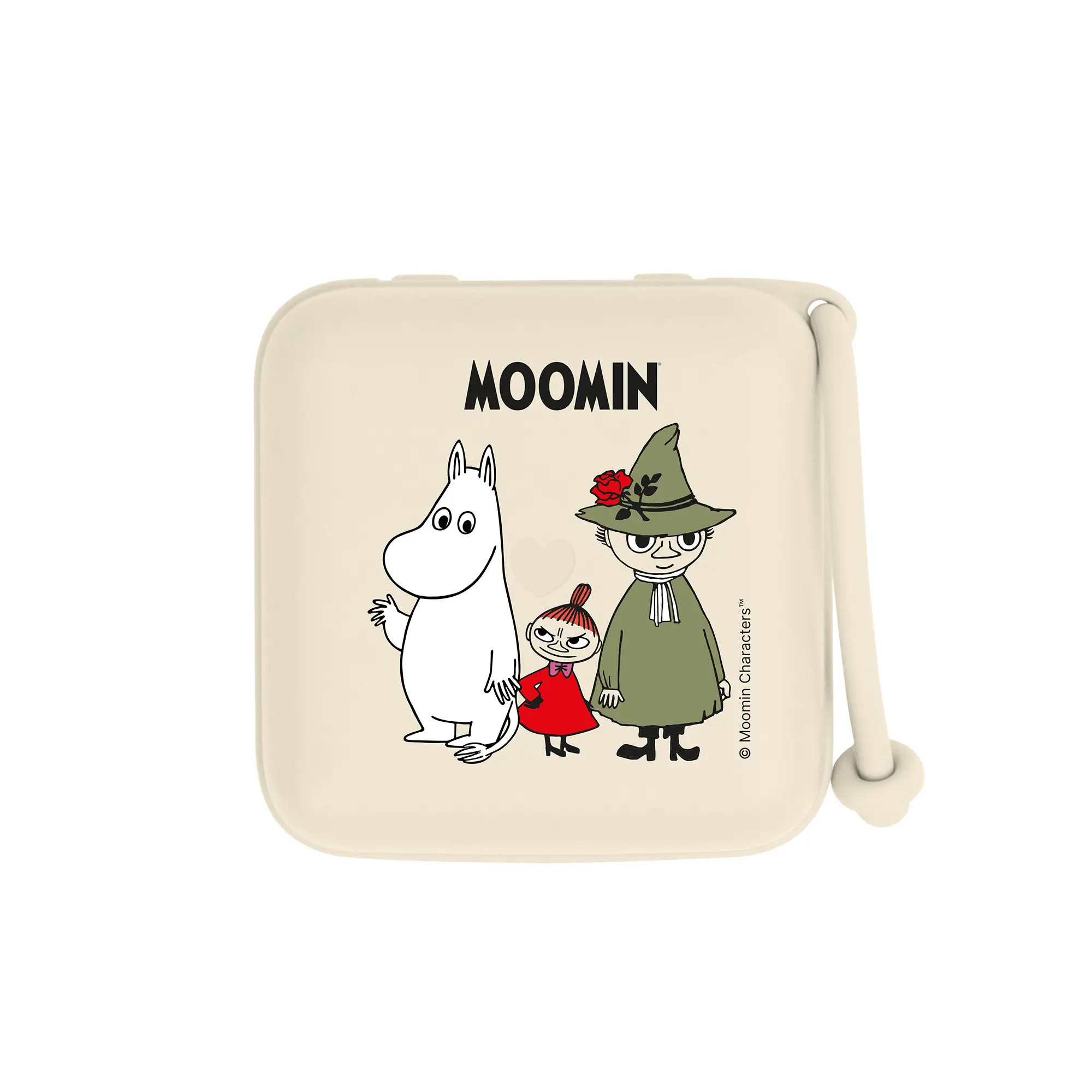 BIBS x Moomin krabička na cumlíky ivory
