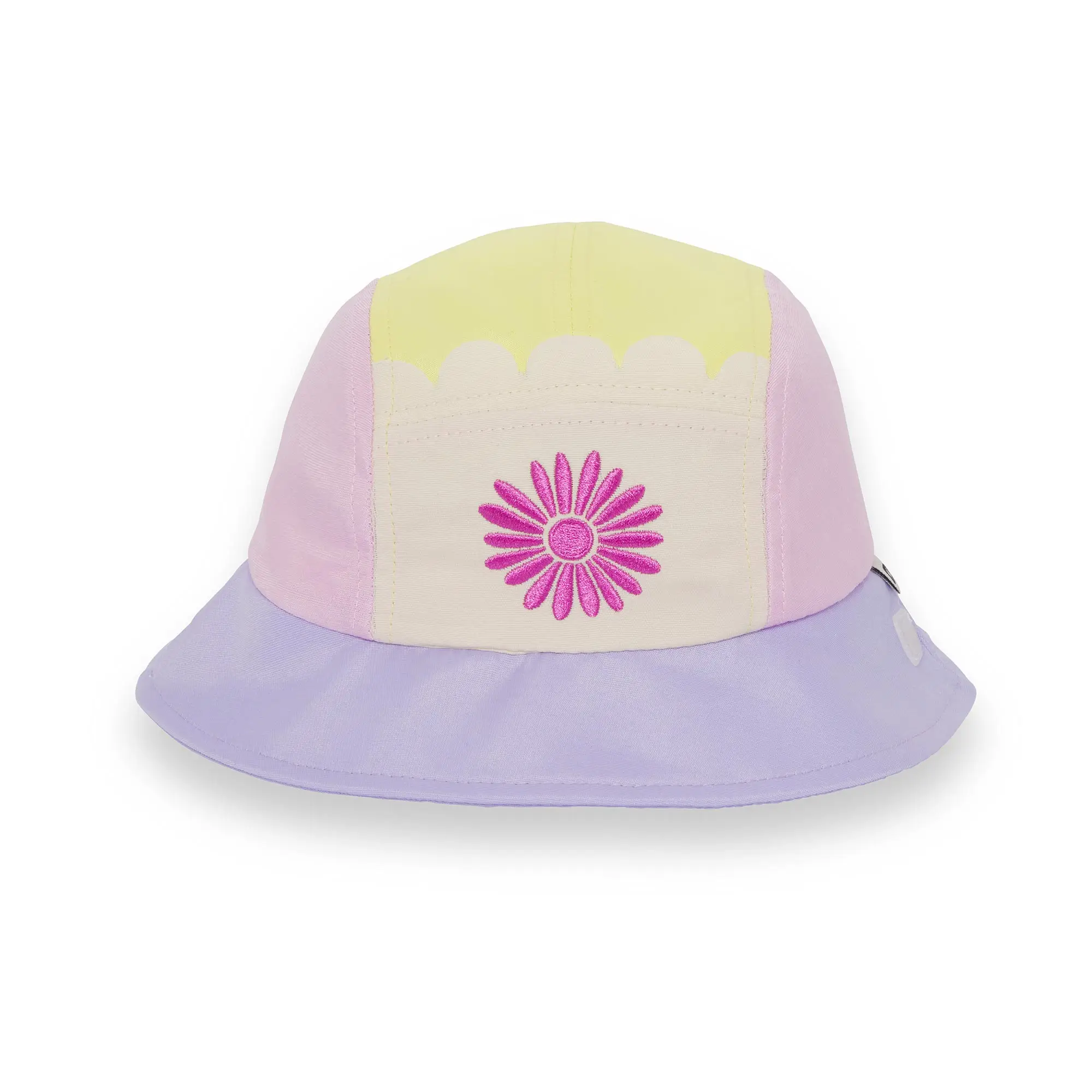 KiETLA FUN FLEUR klobúčik s UV ochranou - Flower Yellow 51-53 cm