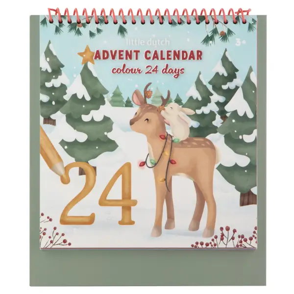 Little Dutch Adventný kalendár omaľovánky