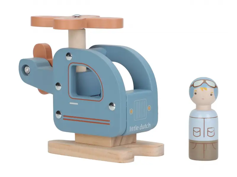 Little Dutch Helikoptéra drevená