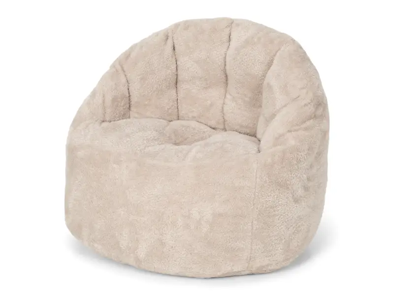 Little Dutch Kreslo detské plyšové Soft Beige