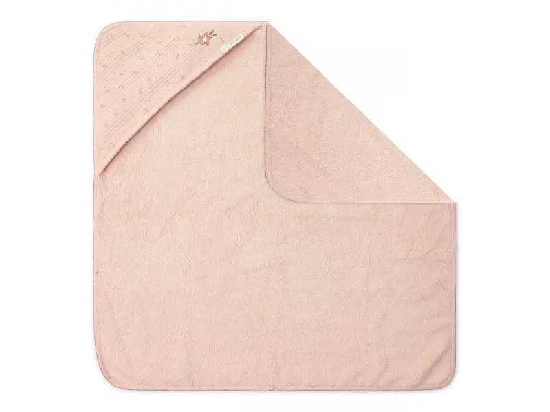 Little Dutch Osuška s kapucňou 100x100 cm Pure Blossom