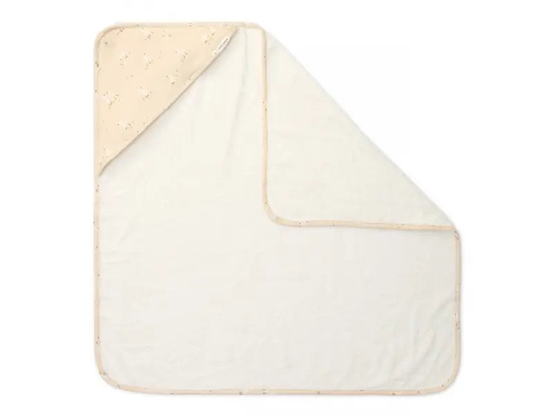 Little Dutch Osuška s kapucňou 75x75 cm Husa Newborn Naturals