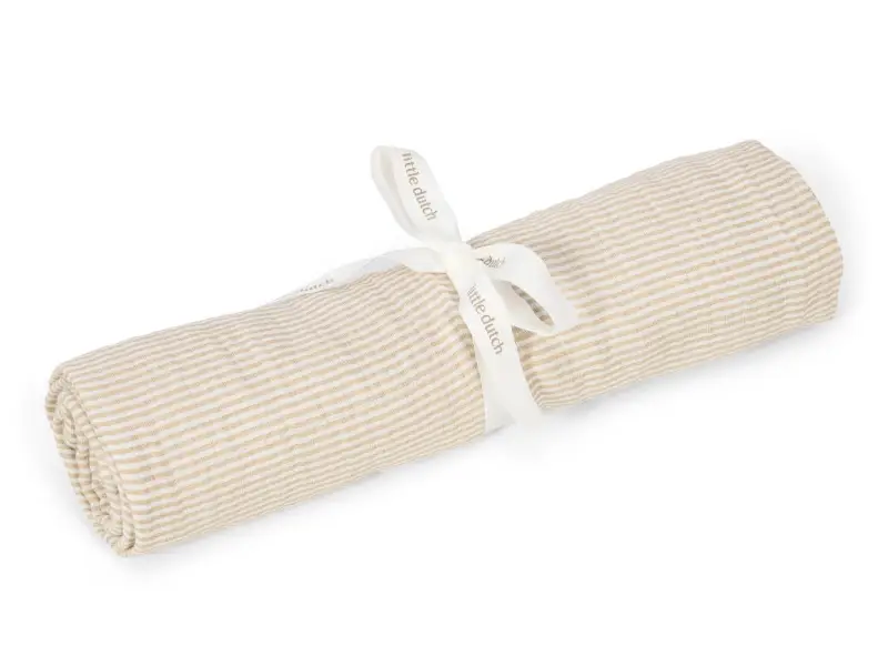 Little Dutch Plena zavinovací 120x120 cm Pure Soft Beige