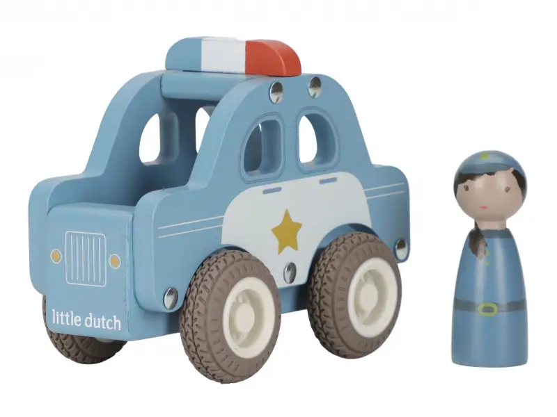 Little Dutch Policajné auto drevené