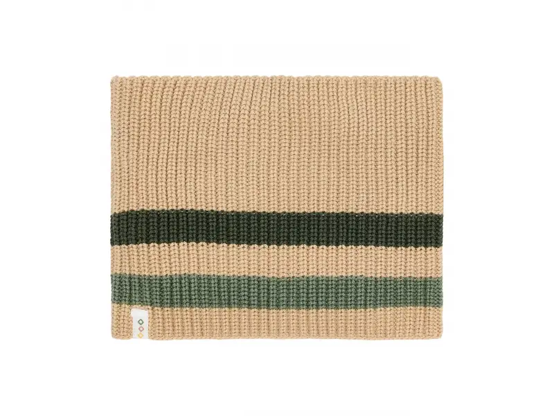 Little Dutch Šál pletený kruhový Warm Taupe One Size