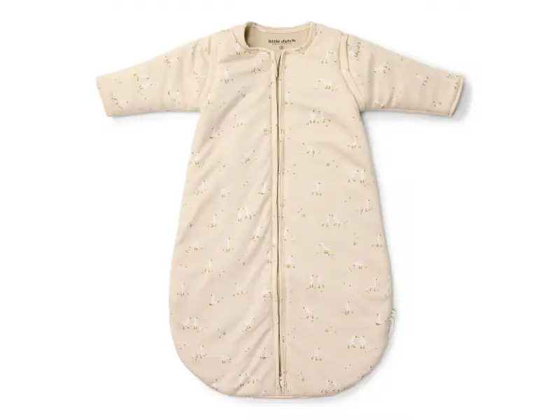 Little Dutch Spací vak s oddeliteľnými rukávmi 70 cm Husa Newborn Naturals