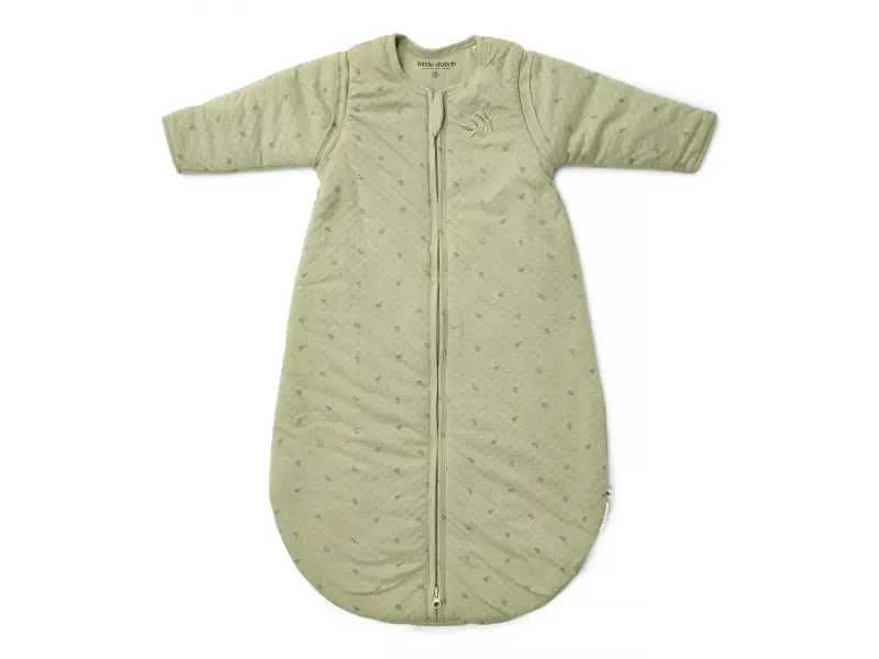 Little Dutch Spací pytel s oddělitelnými rukávy 90 cm Pure Sage