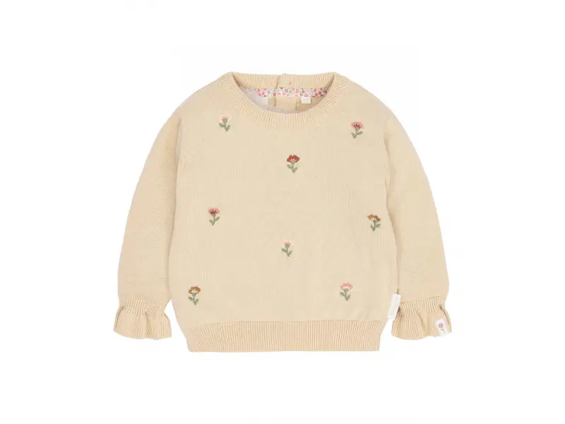 Little Dutch Svetrík pletený Vanilla vel. 80