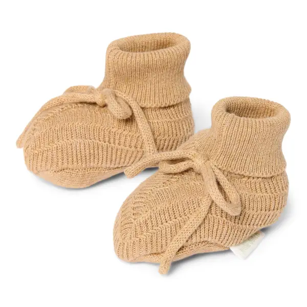 Little Dutch Topánočky pletené Safari Friends Soft Tan veľ. 44/56