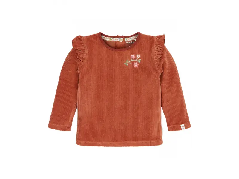 Little Dutch Tričko dlhý rukáv Deep Berry vel. 92