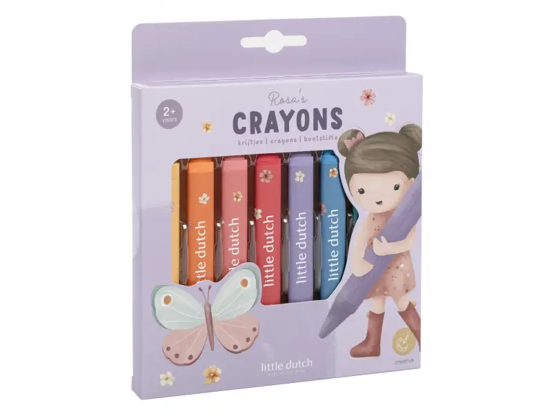 Little Dutch Voskovky 8 ks Rosa