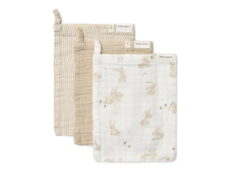 Little Dutch Žinky 3 ks Baby Bunny