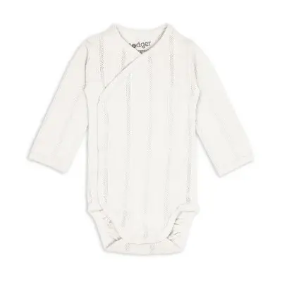 LODGER Body s dlouhým rukávem Pointelle Cream vel. 68