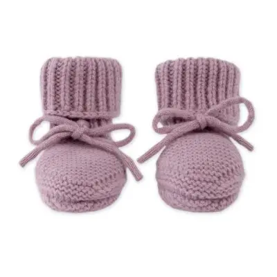 LODGER Capáčky Merino Mauve vel. 6 - 12 mesiacov