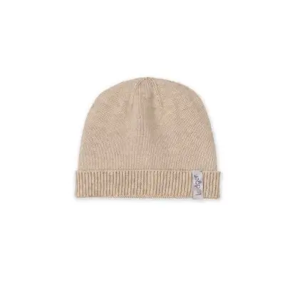 LODGER Čiapka Merino Beige 0 - 6 mesiacov
