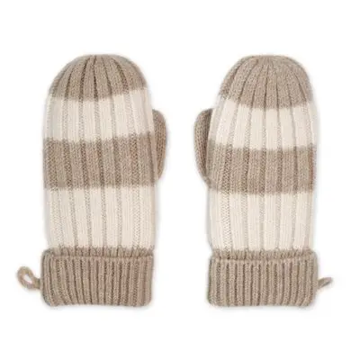LODGER Rukavice Stripe Merino Beige vel. 1 - 2 roky