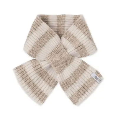 LODGER Šál Stripe Merino Beige