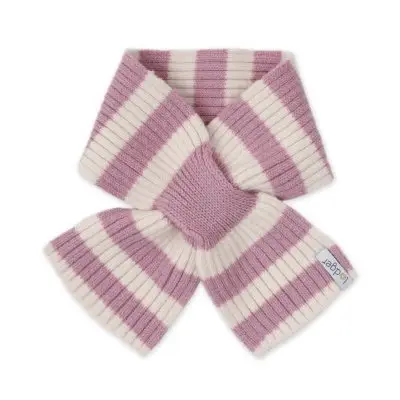 LODGER Šál Stripe Merino Mauve