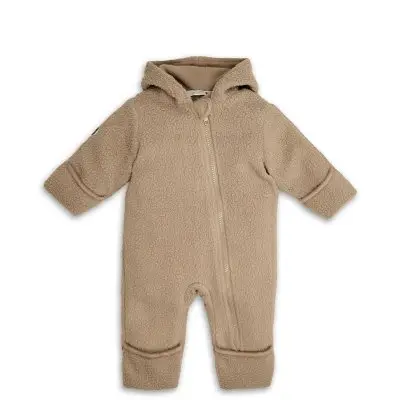 LODGER Zimná novorodenecká kombinéza Teddy Beige