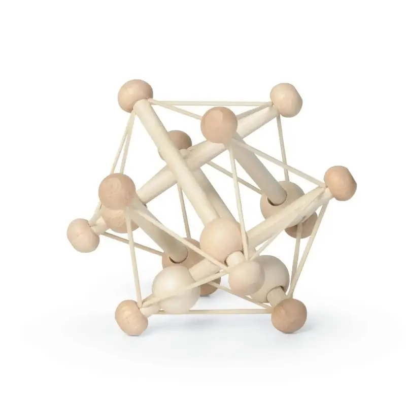 Manhattan Toy Drevená hrkálka Skwish Natural