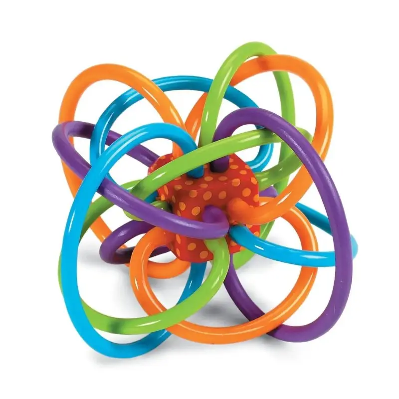 Manhattan Toy Hryzátko s hrkálkou Winkel