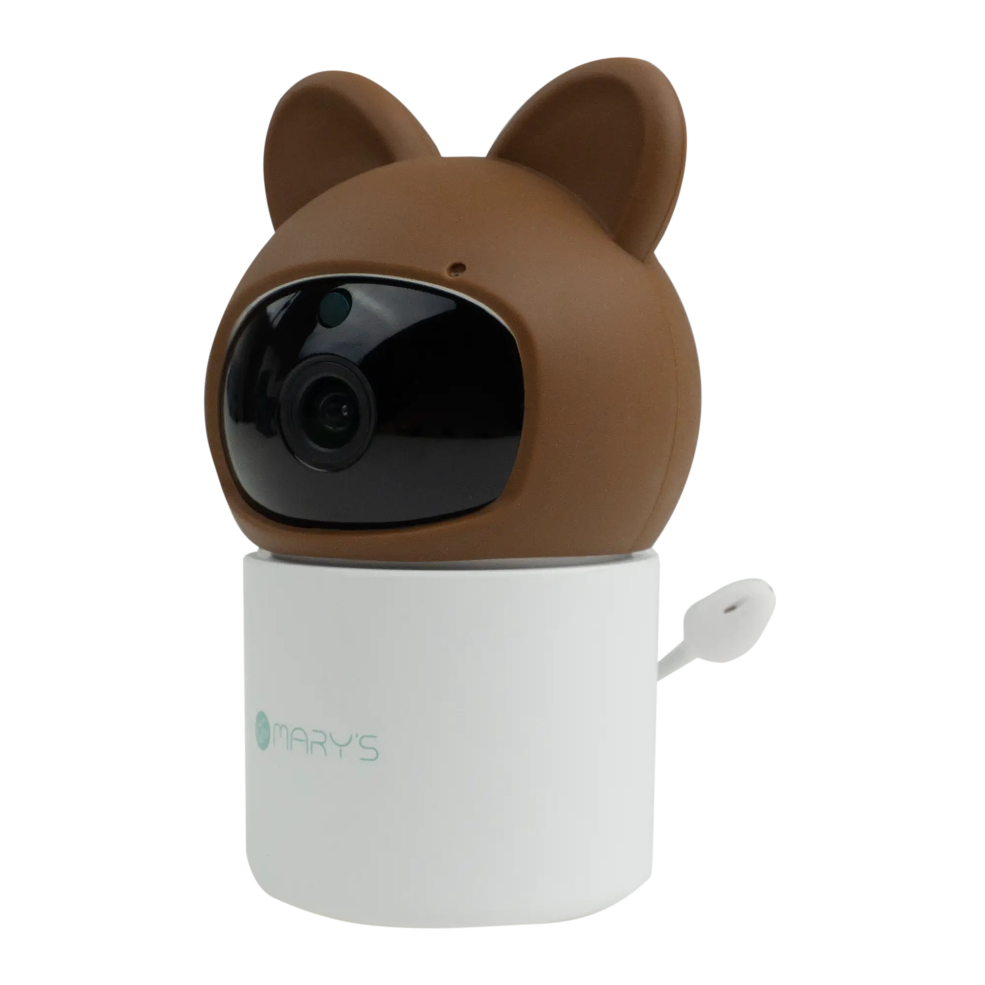 Mary's Baby monitor s kamerou, rotační, s WiFi TUYA - medvedík, hnedá