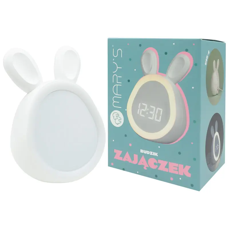 Mary's Budík - zajac, biely