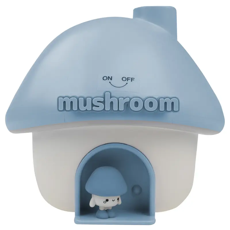 Mary's Zvlhčovač vzduchu a LED svetlo 2v1 - hríbik, modrá