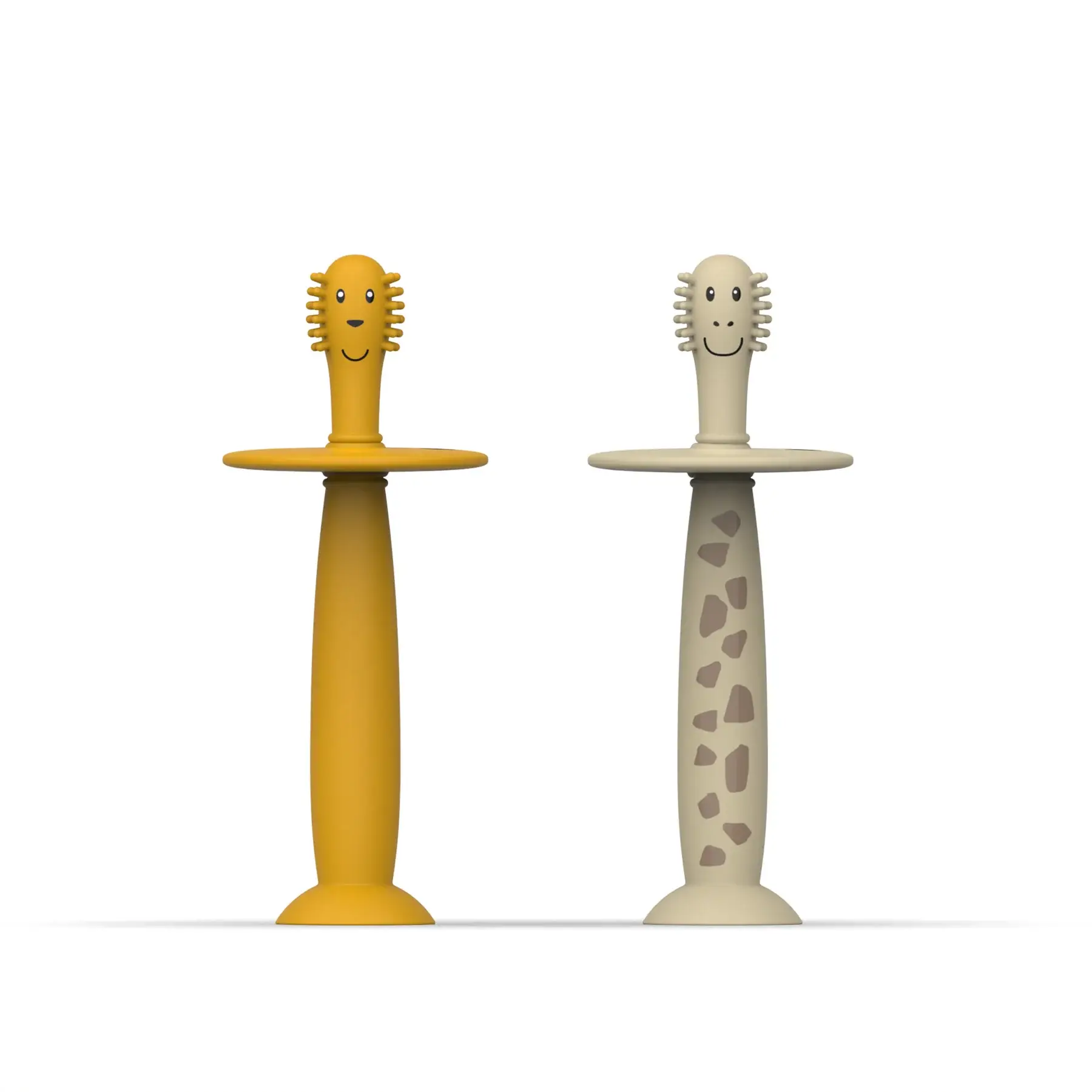 TRÉNINGOVÁ ZUBNÁ KEFKA SO ZARÁŽKOU MATCHSTICK MONKEY – GIRAFFE AND LION
