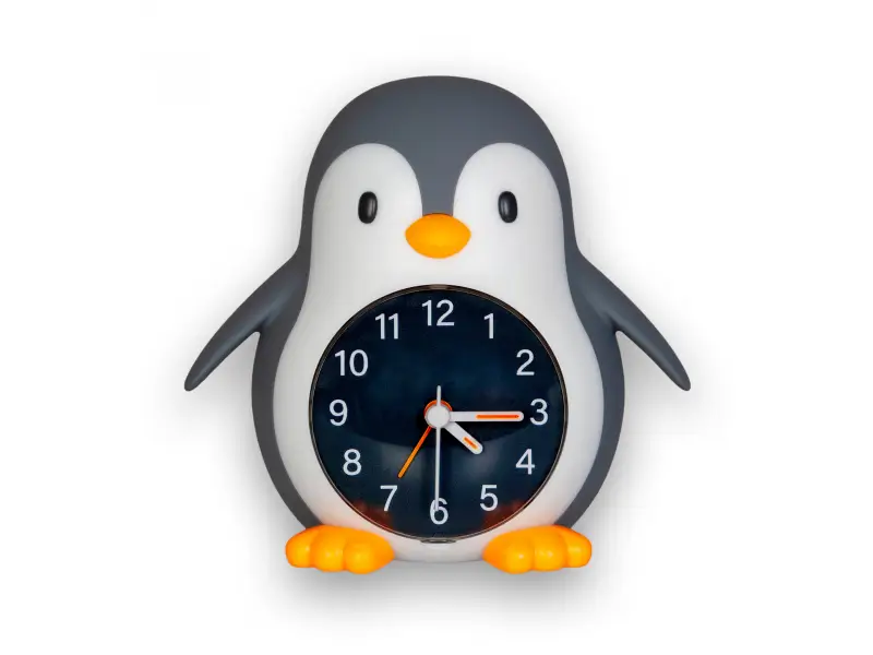 MegaLight Nočné svetlo s budíkom Poppy Penguin