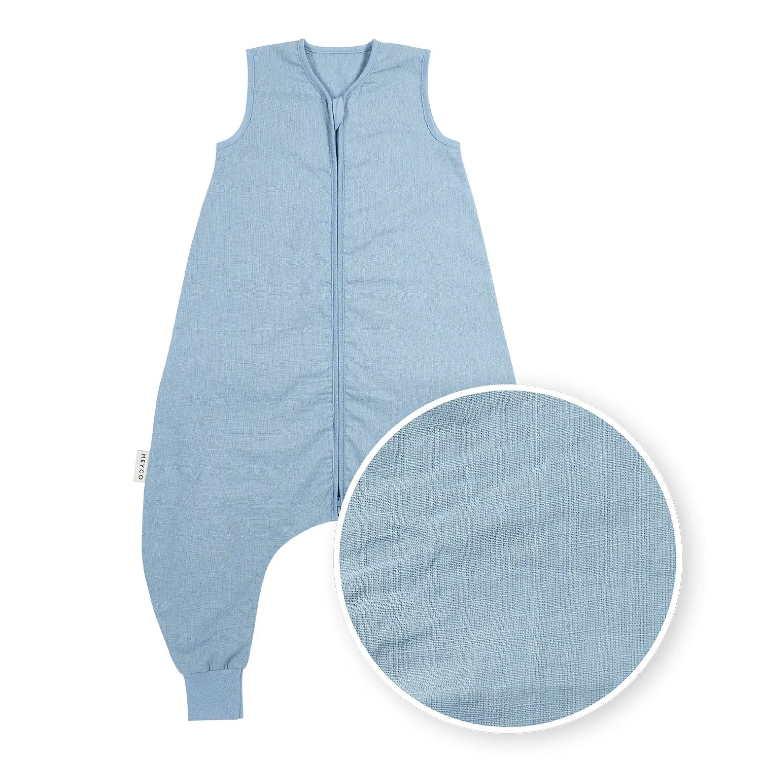 Meyco Letný ľanový Jumper 104 - Jeans Blue