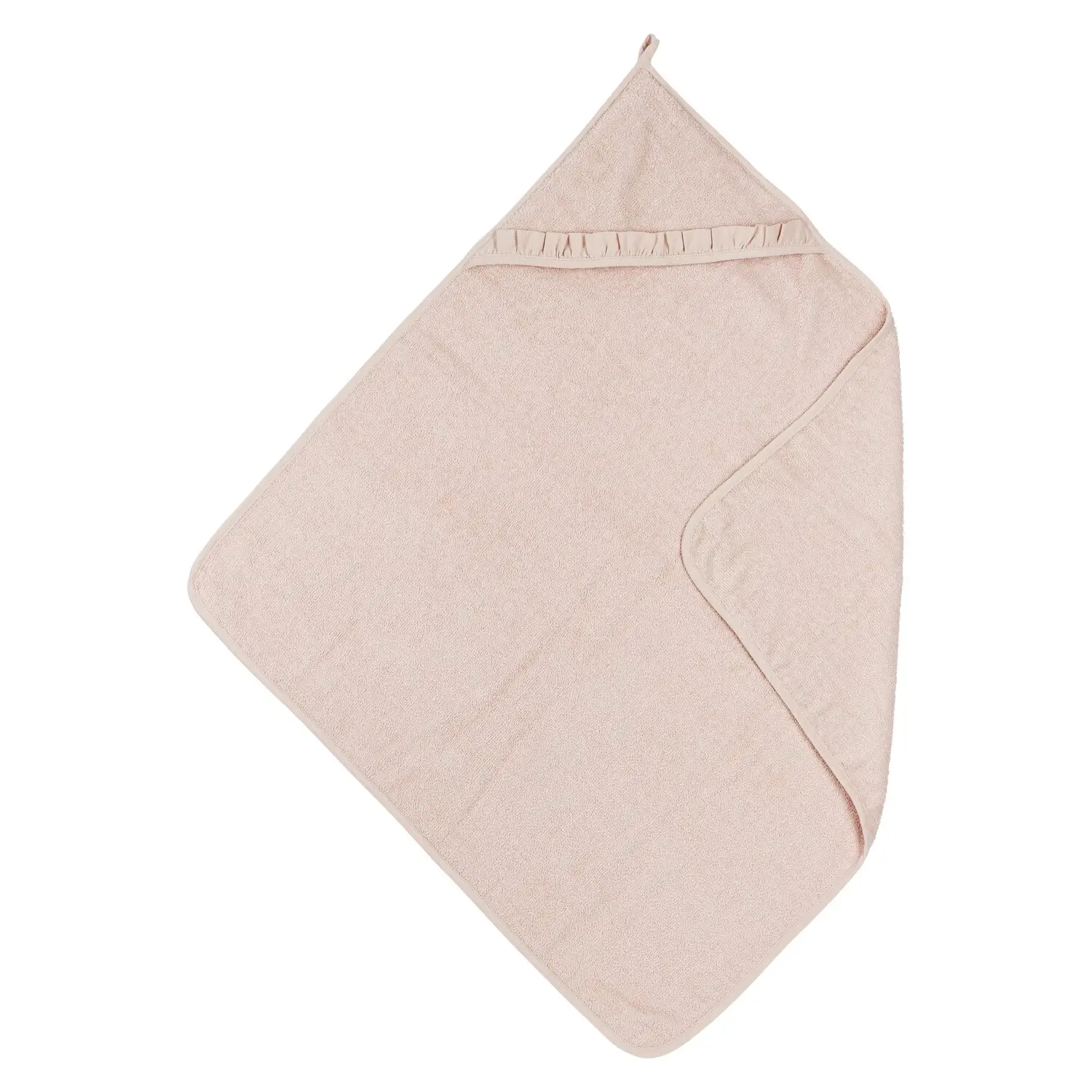 Meyco Osuška s kapucňou Ruffle 80x80 - Soft pink