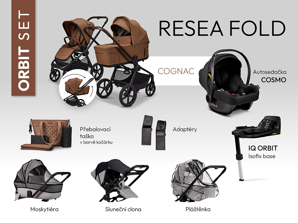 MOON ReSea FOLD ORBIT set - COGNAC