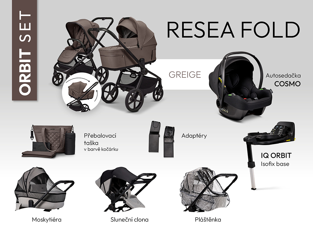 MOON ReSea FOLD ORBIT set - GREIGE
