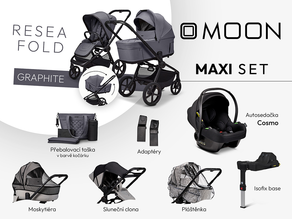 MOON ReSea FOLD maxi set - GRAPHITE