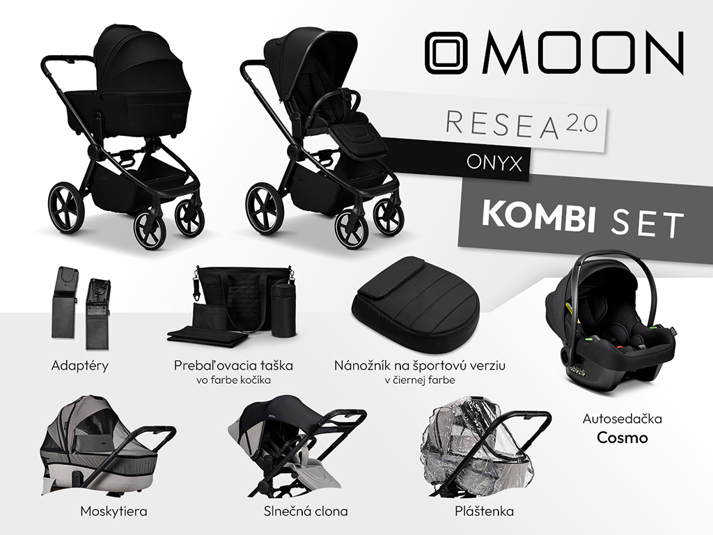 MOON Resea 2.0 Kombi set - ONYX