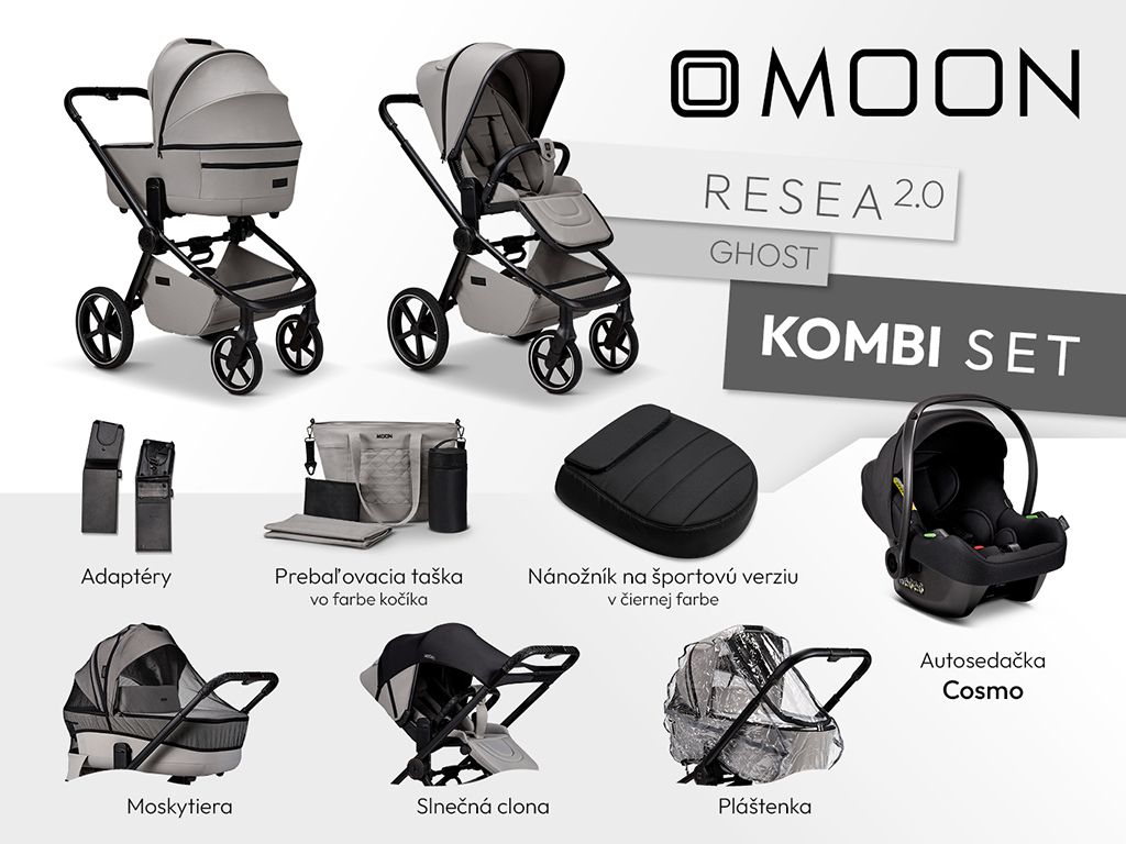 MOON Resea 2.0 Kombi set - GHOST