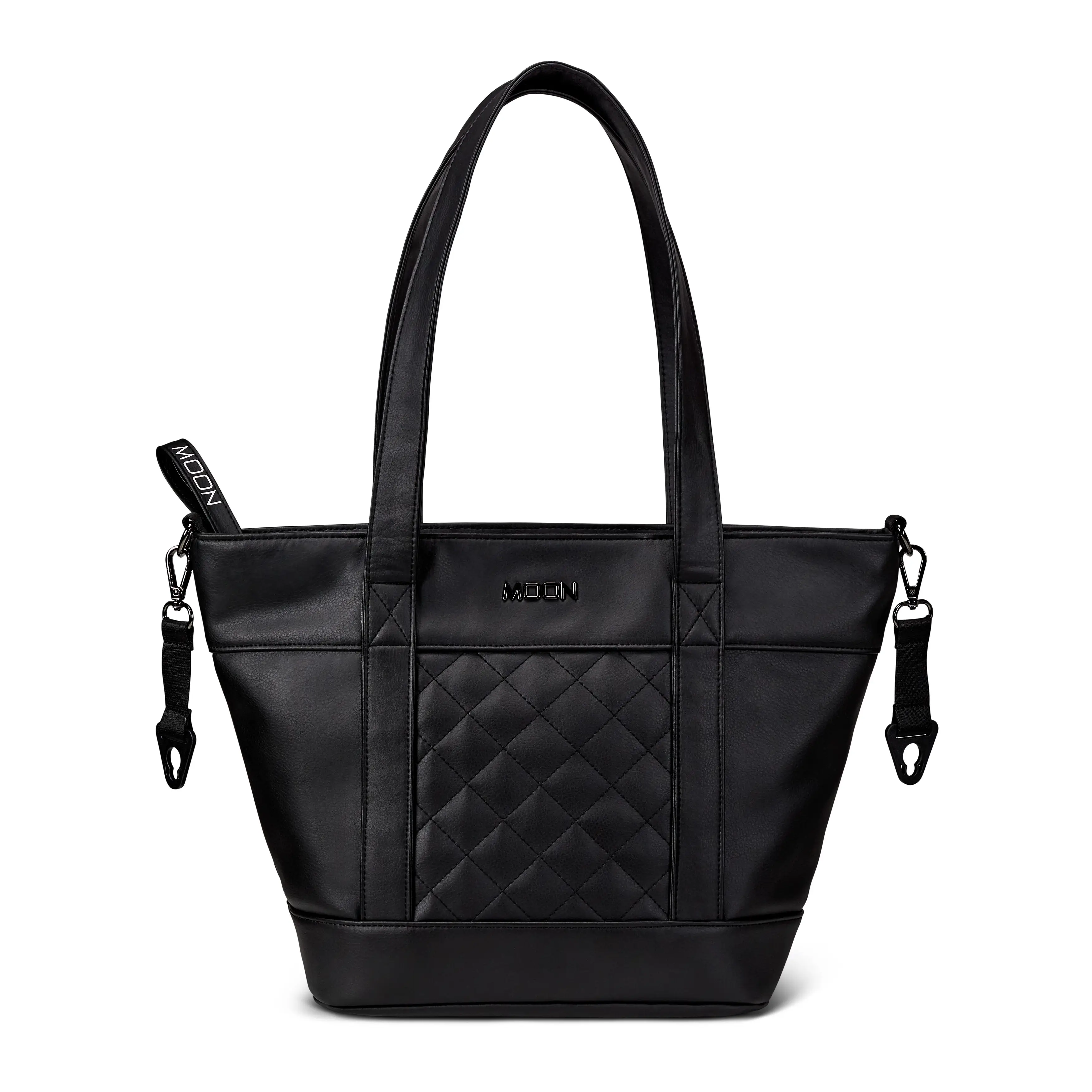 MOON Prebaľovacia taška -Black Leather