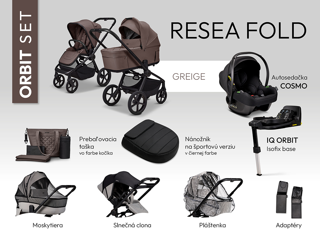 MOON ReSea FOLD ORBIT set - GREIGE