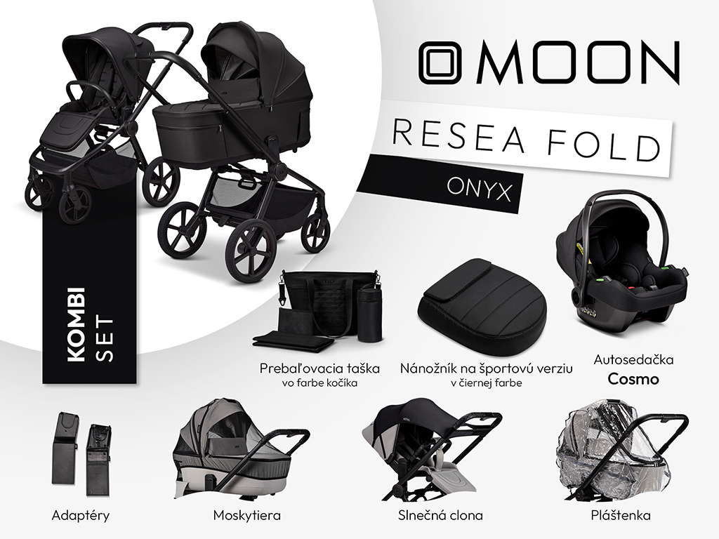 MOON ReSea FOLD kombi set - ONYX